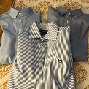 Boys dress shirts, various sizes and brands.